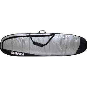 Surfica Longboard Surfboard Bag Silver, 6ft 8in