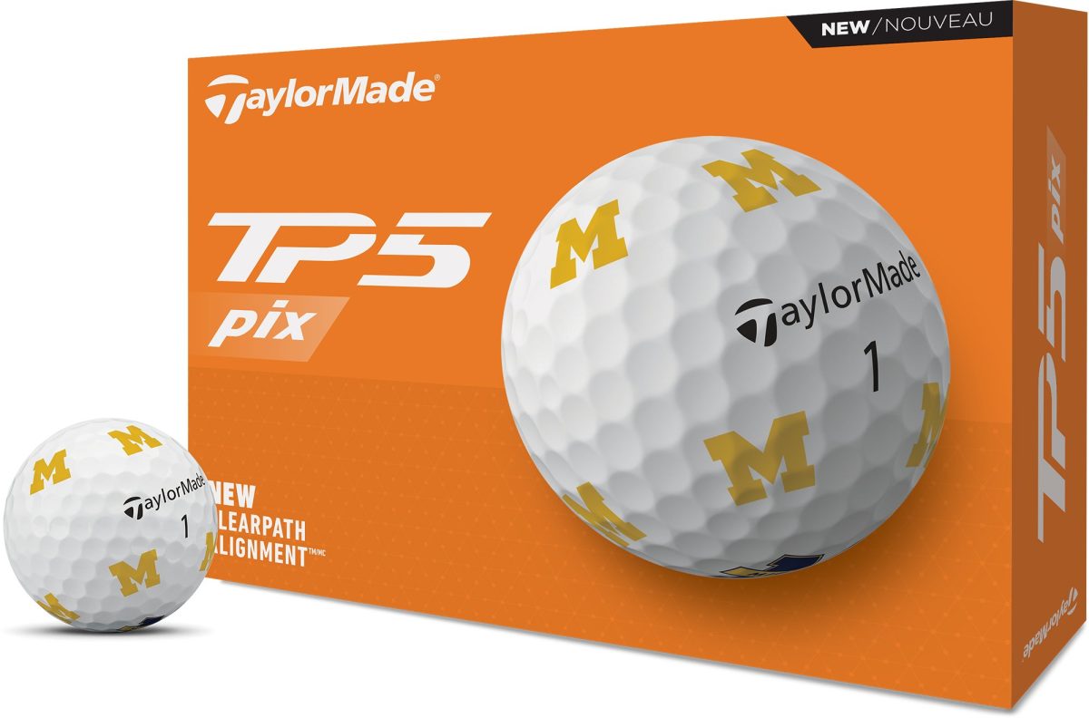 TaylorMade TP5 pix NCAA Collegiate Golf Balls 2024