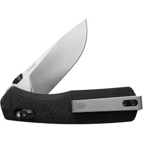 The James Brand The Carter Knife Black/Stainless/Micarta, Straight