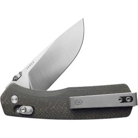 The James Brand The Carter Knife OD Green/Stainless/Micarta, Straight