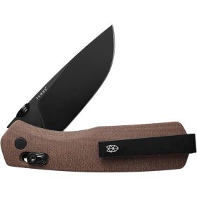 The James Brand The Carter Knife Tan/Black/Micarta, Straight