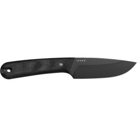 The James Brand The Hell Gap Knife Black/Black/Micarta, Straight