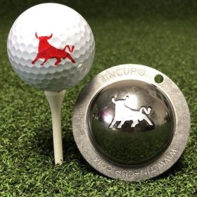 Tin Cup Golf Ball Stencil