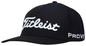 Titleist Tour Stretch Tech Men's Golf Hat - Black, Size: Small/Medium