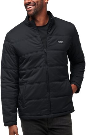 TravisMathew Palisades Puffer Men's Golf Jacket - Black, Size: Small