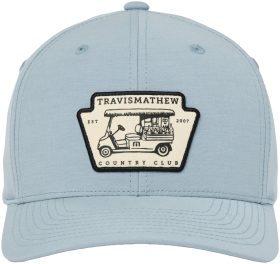 TravisMathew Tiki Mapes Patch Men's Golf Hat - Blue