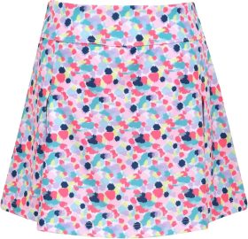 Turtles & Tees Junior Girls Steffi Layered Hem Golf Skort - Pink, Size: Large (10/12)