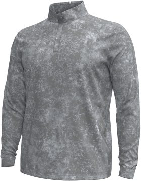 Under Armour Playoff 3.0 Print Quarter-Zip Men's Golf Pullover - Grey, Size: Small