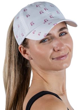 VIMHUE Womens Sun Goddess Tuck In Strap UPF 50+ Golf Hat - White