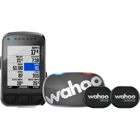 Wahoo Fitness ELEMNT BOLT V2 GPS Bike Computer Bundle Stealth, One Size