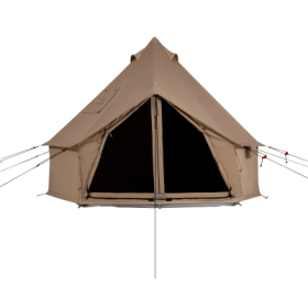 White Duck Outdoors Regatta 10' Water-Repellent Bell Tent - Sandstone Beige