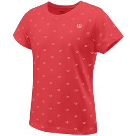 Wilson Girls Cause A Racket Tech Tee (Cayenne)