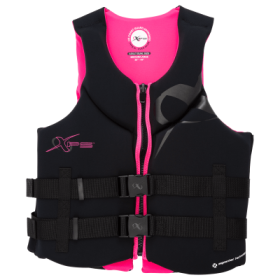 XPS Segmented Neoprene Life Jacket - Black/Pink - M/L