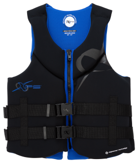 XPS Segmented Neoprene Life Jacket - Black/Royal - XL/2XL