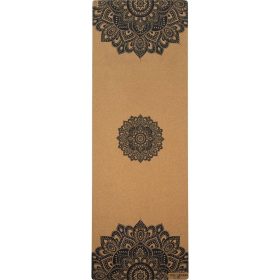 Yoga Design Lab Cork 1.5mm Yoga Mat Mandala Black, 1.5mm