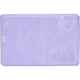 Yoga Design Lab Foam Yoga Block Lavender, One Size