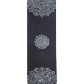 Yoga Design Lab Yoga Mat Towel Mandala Black, One Size