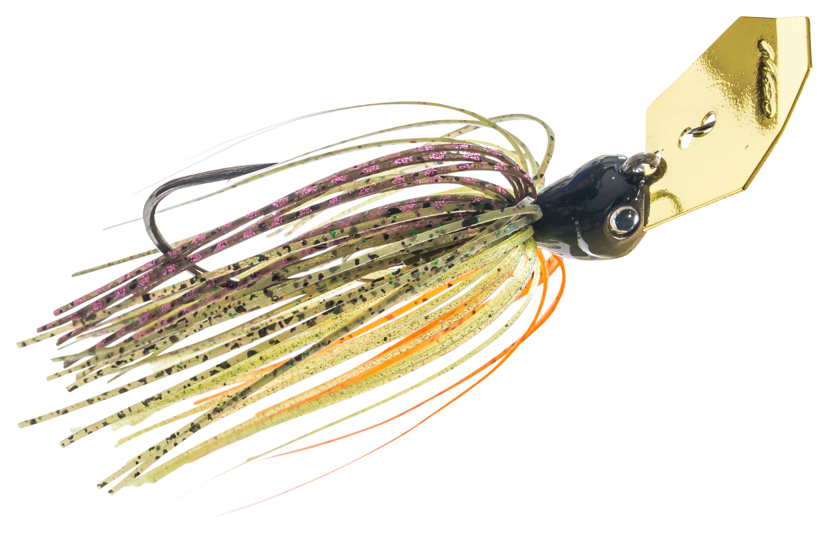 Z-Man Chatterbait JackHammer Evergreen Custom Bladed Jig - Brett's Bluegill - 1/2 oz.