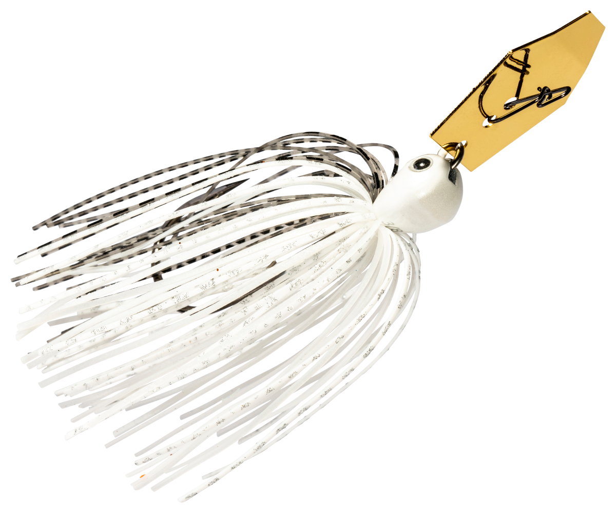 Z-Man Chatterbait JackHammer Evergreen Custom Bladed Jig - Dirty White - 1/2 oz.