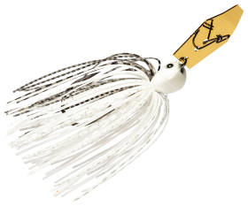 Z-Man Chatterbait JackHammer Evergreen Custom Bladed Jig - Dirty White - 1/2 oz.