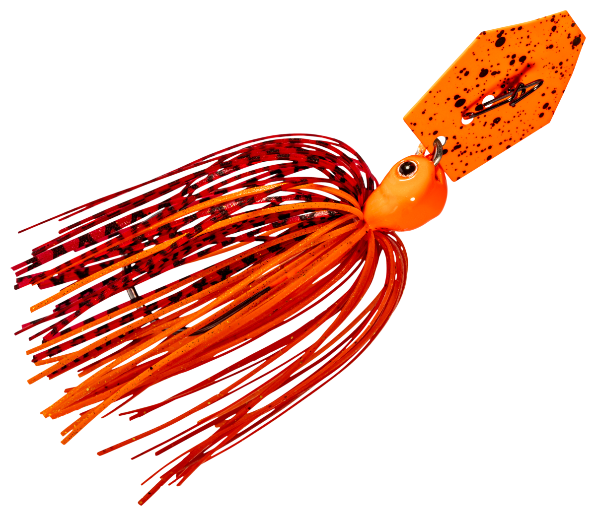 Z-Man Chatterbait JackHammer Evergreen Custom Bladed Jig - Fire Craw Orange - 1/2 oz.