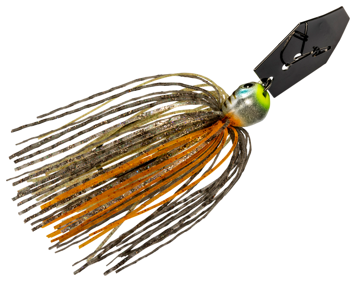 Z-Man Chatterbait JackHammer Evergreen Custom Bladed Jig - Ghost Baby Gill - 1/2 oz.