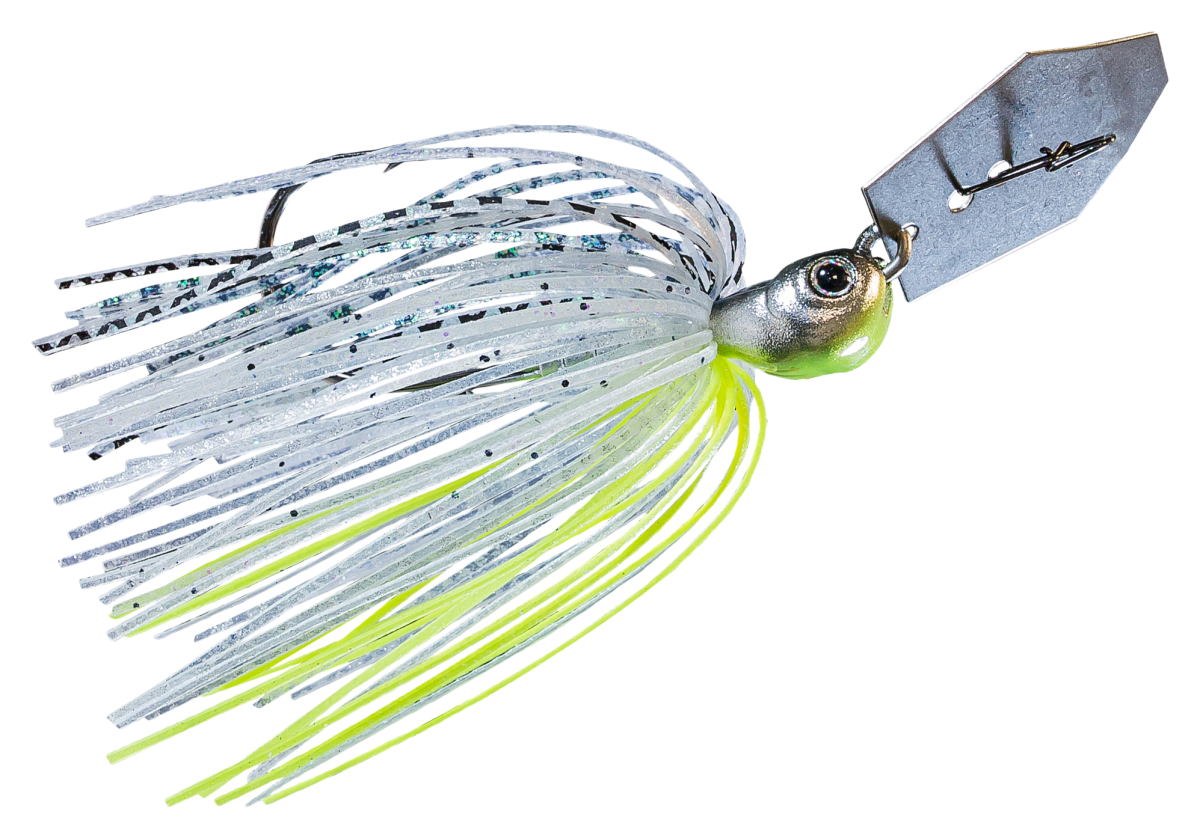 Z-Man Chatterbait JackHammer Evergreen Custom Bladed Jig - Green Shad - 1/2 oz. - Green Shad