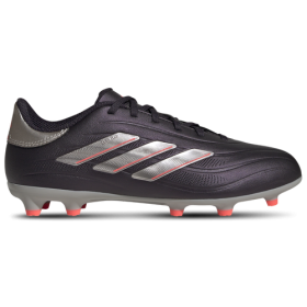 adidas Boys adidas Copa Pure 2 League FG - Boys' Grade School Soccer Shoes Aurora Black/Platin Metallic/Turbo Size 3.5