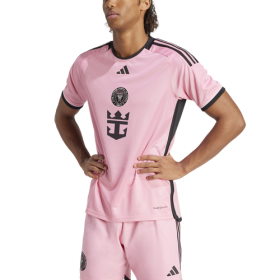 adidas Mens adidas 24/25 Inter Miami Home Jersey Authentic - Mens Easy Pink Size L