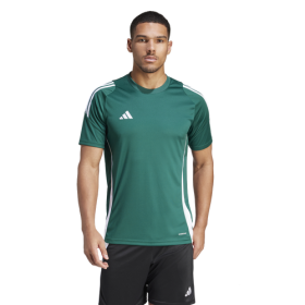 adidas Mens adidas Tiro24 Jersey - Mens Team Dark Green/White Size M