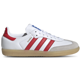 adidas Originals Boys adidas Originals Samba - Boys' Grade School Shoes White/Red Size 7.0