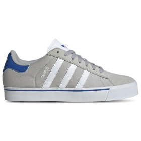 adidas Originals Mens adidas Originals Campus Vulcanized - Mens Soccer Shoes Grey/White/Blue Size 12.0