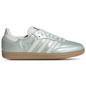 adidas Originals Womens adidas Originals Samba OG - Womens Running Shoes Linen Green Metallic/Off White/Cyber Metallic Size 8.0