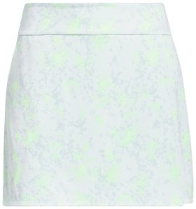 adidas Womens Essentials Jacquard Golf Skort - Green, Size: Large