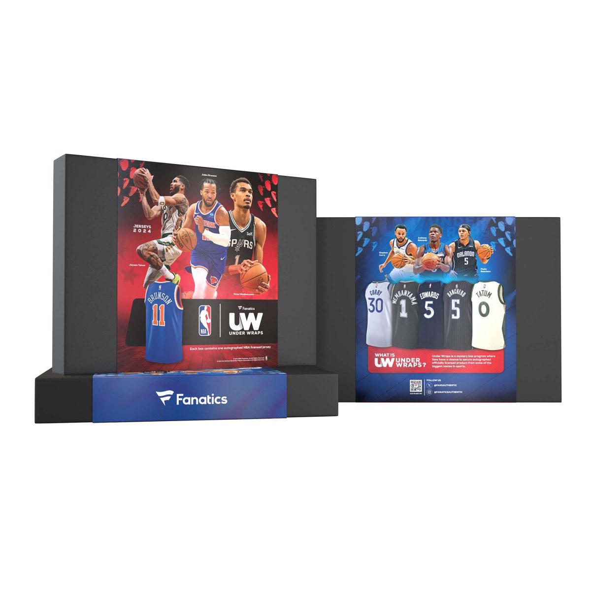 2024 Under Wraps Autographed NBA Jersey Single Mystery Box