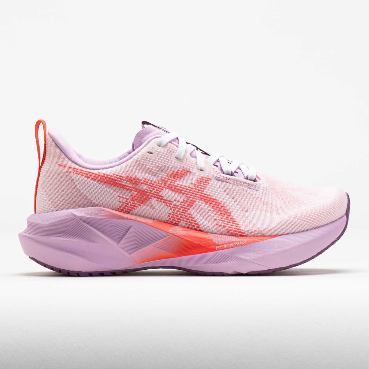 ASICS Novablast 5 Women's Running Shoes White/Coral Reef