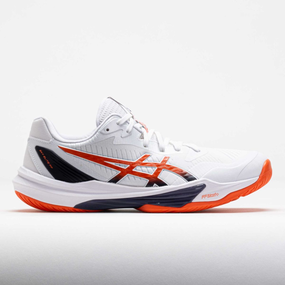 ASICS Sky Elite FF 3 Men's Indoor, Squash, Racquetball Shoes White/ Nova Orange