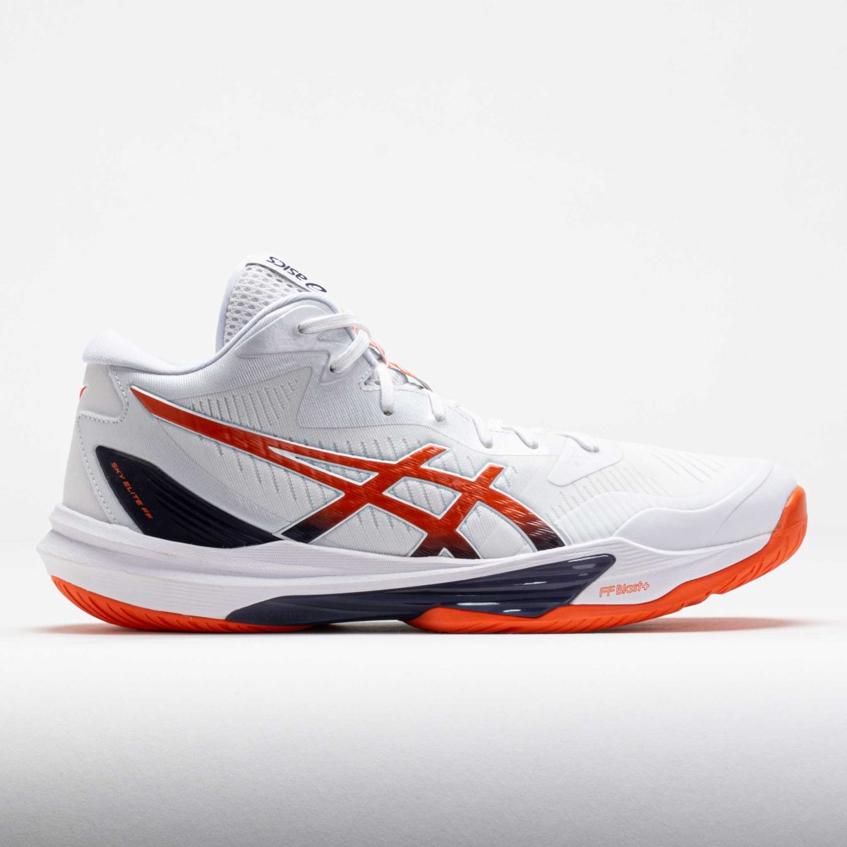 ASICS Sky Elite FF MT Men's Indoor, Squash, Racquetball Shoes White/ Nova Orange