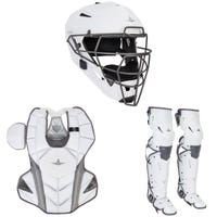 All-Star MVP-PRO Series Adult Catcher's Kit in White/Graphite