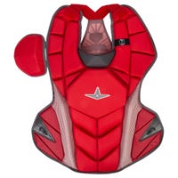 All-Star MVP-PRO Series Adult Chest Protector in Red