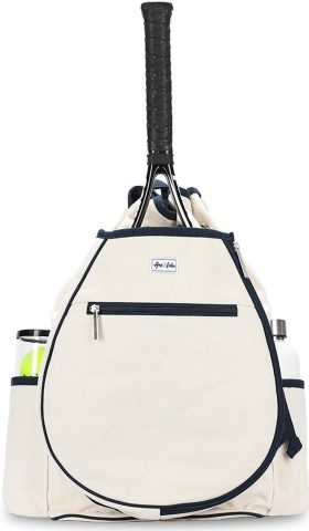 Ame & Lulu Hamptons Tennis Backpack (Two Tone Blue)