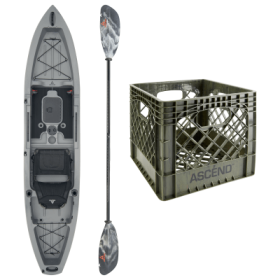 Ascend 12T Sit-On-Top Kayak Fishing Package - Covert