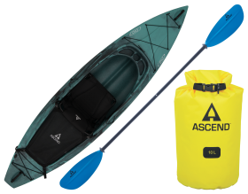 Ascend D10 Sit-In Recreational Kayak Package