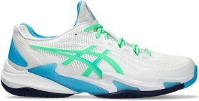 Asics Men's Court FF 3 Tennis Shoes (White/New Leaf)