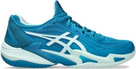 Asics Women's Court FF 3 Tennis Shoes (Teal Blue/White)