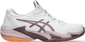 Asics Women's Court FF 3 Tennis Shoes (White/Watershed Rose)