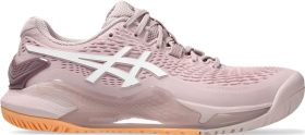 Asics Women's Gel-Resolution 9 Tennis Shoes (Watershed Rose/White)