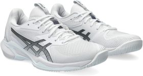 Asics Women's Solution Speed FF 3 Tennis Shoes (White/Metropolis)