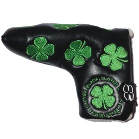 Black Clover All Over Putter Cover - Black/Green