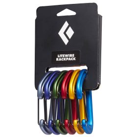 Black Diamond Litewire Carabiner Rackpack, 6 Pack